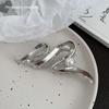 Silver Influencer Large Metal Shark Hairpin Clip for Women