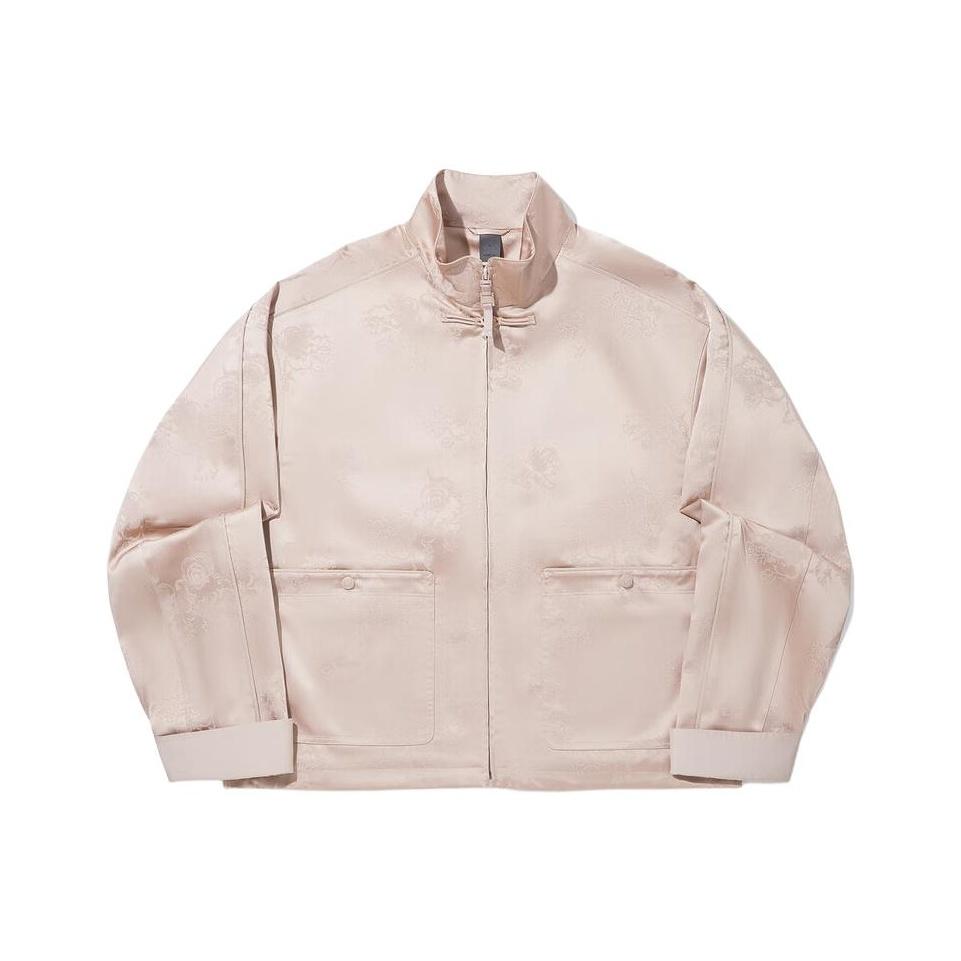 

Li Ning Kung Fu Series Loose Casual Stand Collar Versatile Fashion Sports Jacket Men jackets AFDVG15-3 L