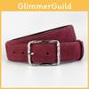 Minimalist Leather Waist Belt For Women With Zinc Alloy Buckle For Business And Casual Style