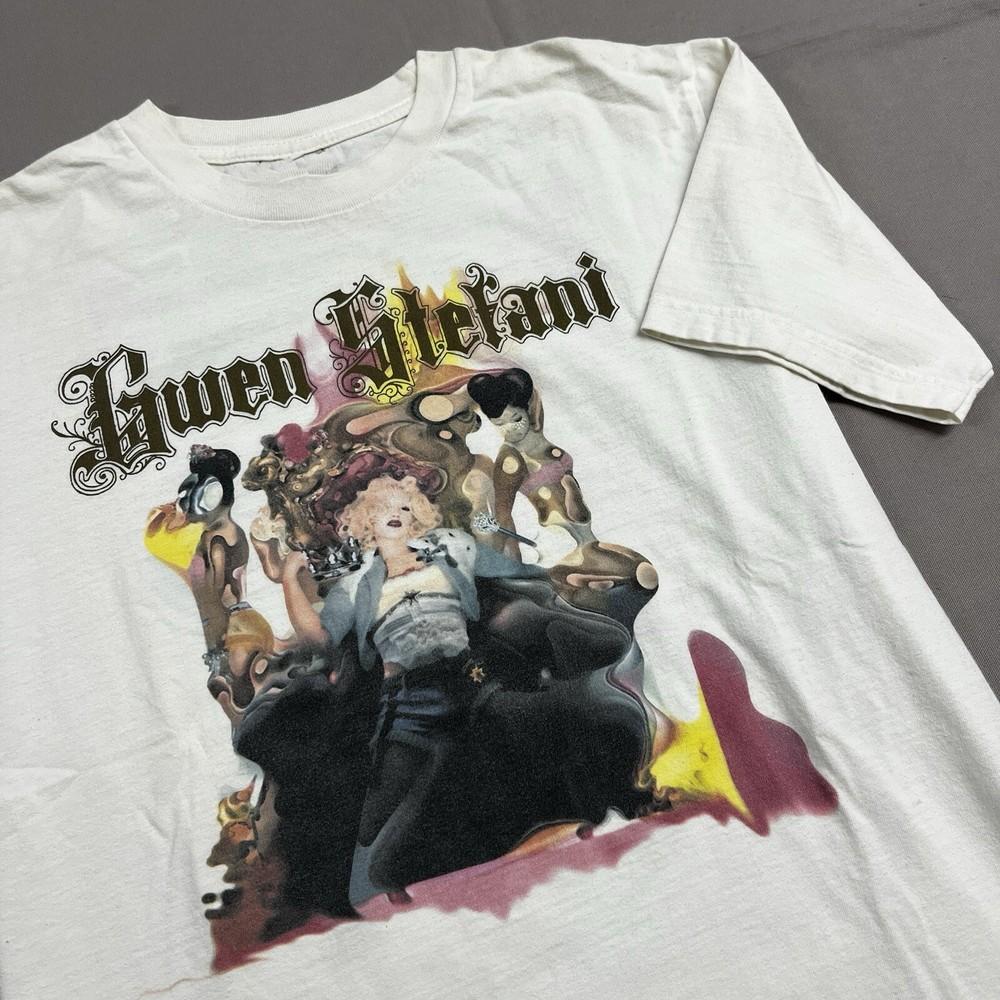 HARAJUKU LOVERS Рубашка Гвен Стефани Классическая Белая Унисекс S-5XL 1G0451 Унисекс Футболка S