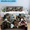 1PC Assass Warrior 3pcs Bedding,Including 1pc Duvet Cover And 2pcs Pillowcases Perfect for Christmas,Ideal for Bedroom, Dormitory