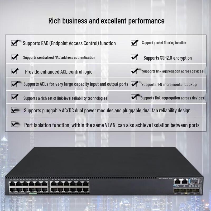 H3C S5560-30C-EI-G-H1 Enterprise Aggregation Switch