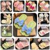 Cute Cartoon Summer Slippers For Women Yugi Dog, Bouding Dog, And Strawberry Bear In Various Colors