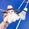 Neue lustige Badminton-Puppe Plüschtier Geschenktasche kleiner Anhänger Greifautomat Puppe