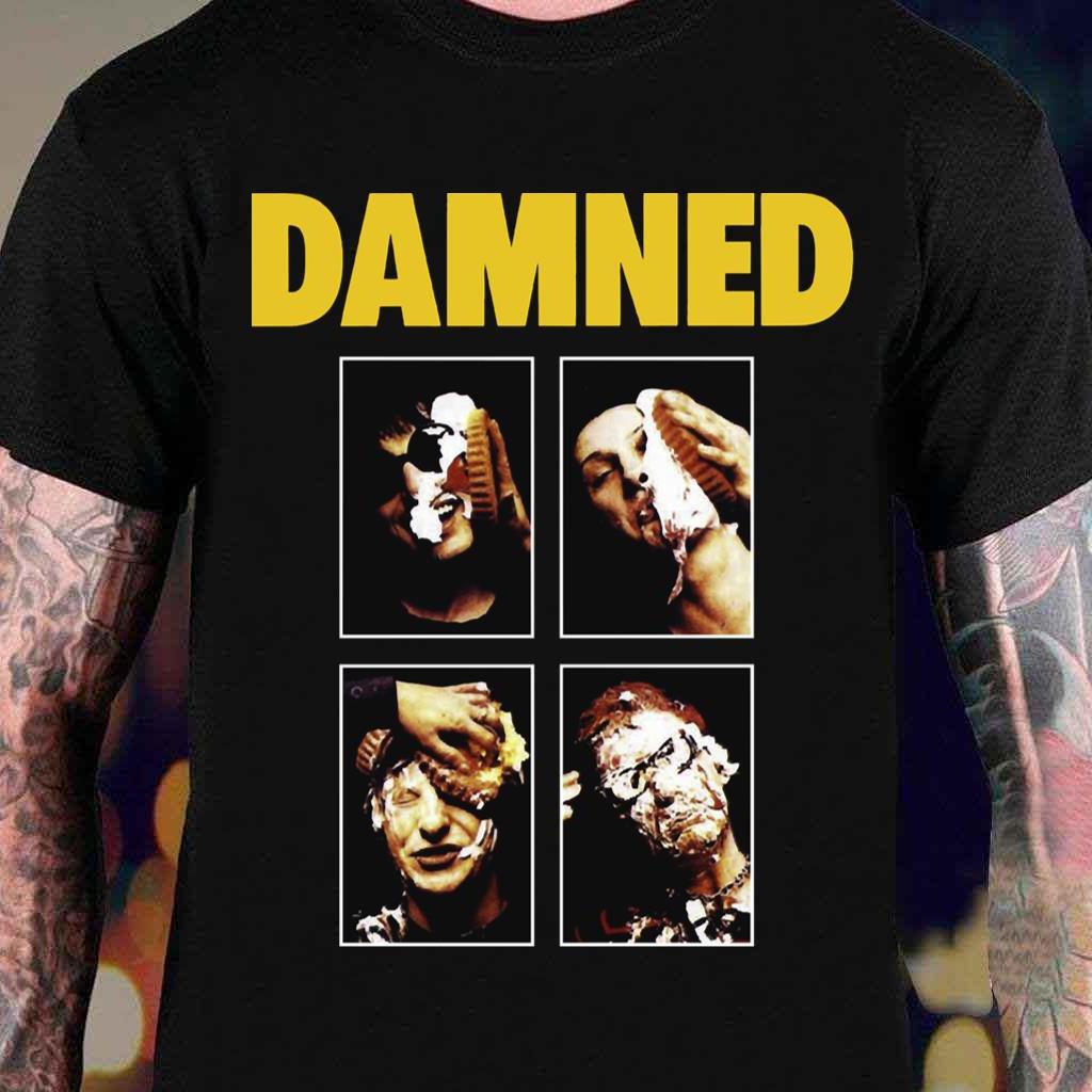 The Damned band T-shirt Black Short Sleeve All Sizes S-5Xl XXXXL