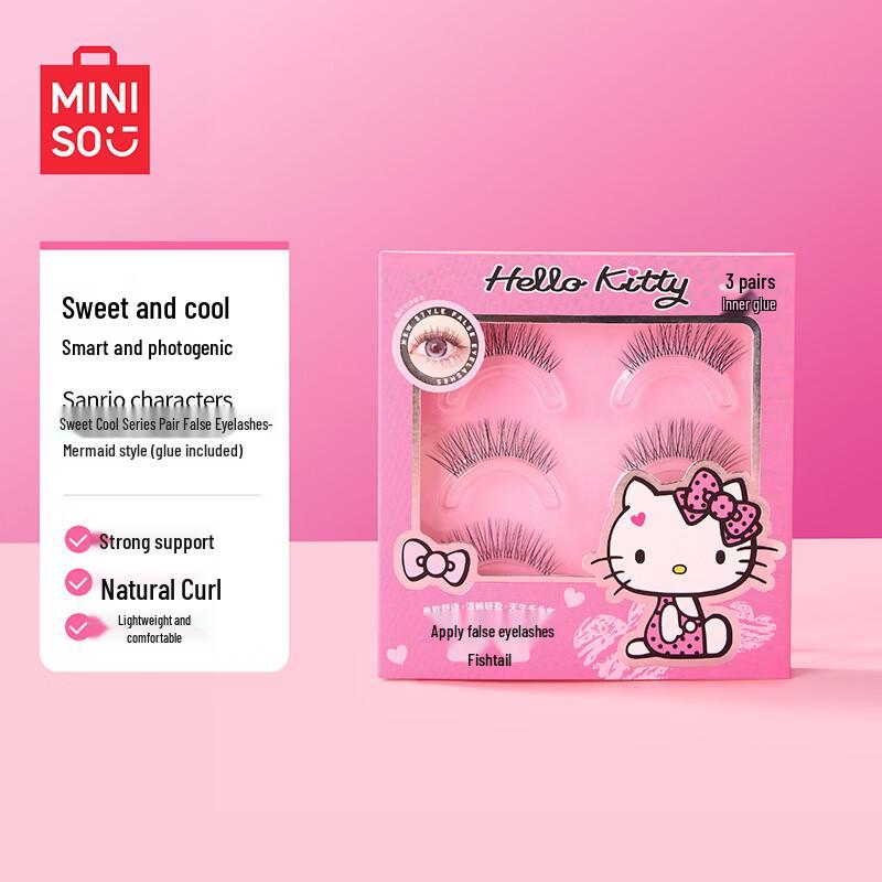 MINISO Sanrio Characters Sweet Cool False Eyelashes