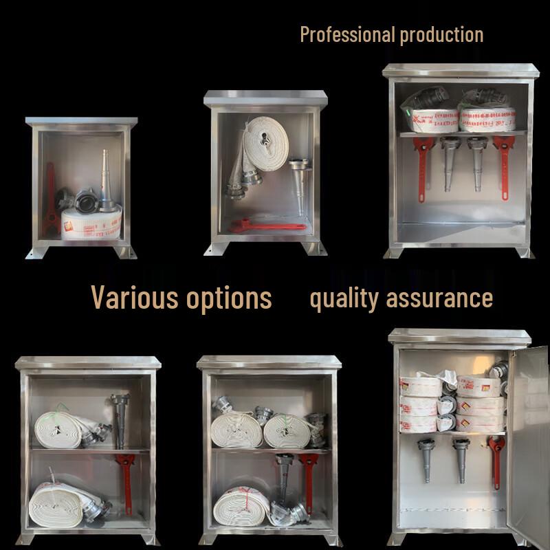 Juyou Floor-Standing Stainless Steel Fire Hydrant Hose Box
