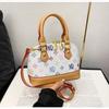 Bag women's new bear printed shell handbag versatile fashion trend messenger bag women's bag