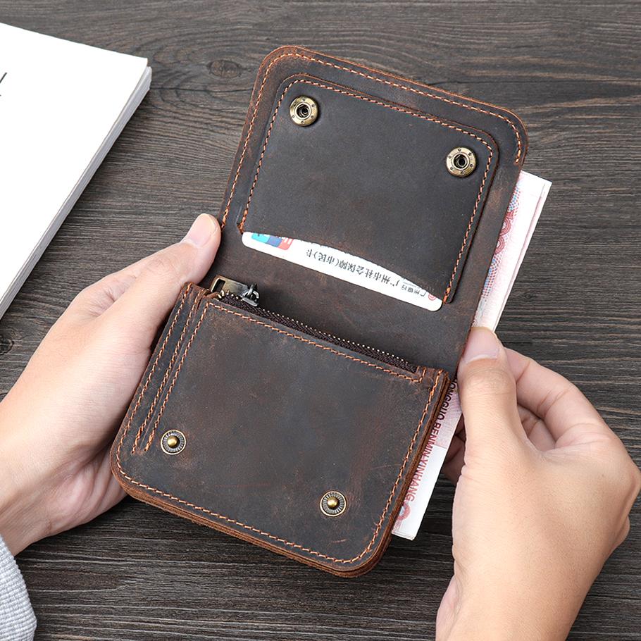 Новый мужской кожаный кошелек — фото 6