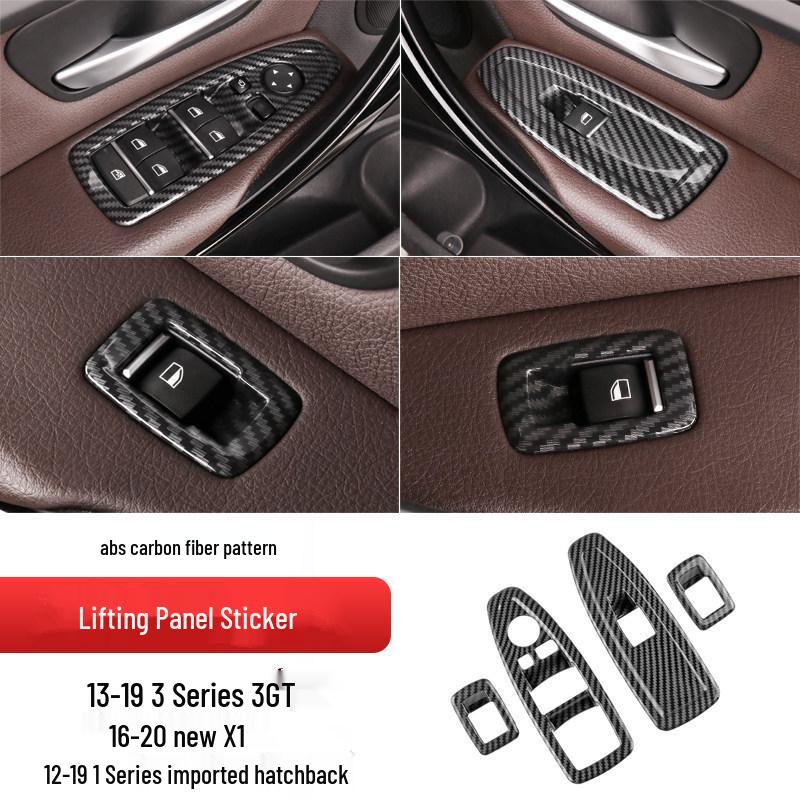 BMW 1, 3 Series, 3GT, X1 Window Switch Frame Sticker for Interior Modification