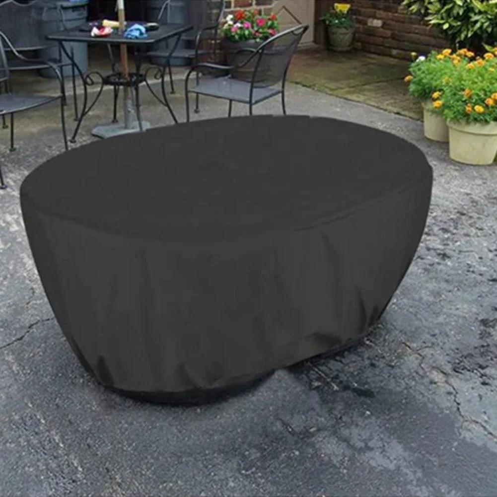 Cleaning Patio Furniture Cover Pool Tank Ice Bath Cover Secure Drawstring Feature Black Pool Cover Multiple Size Options