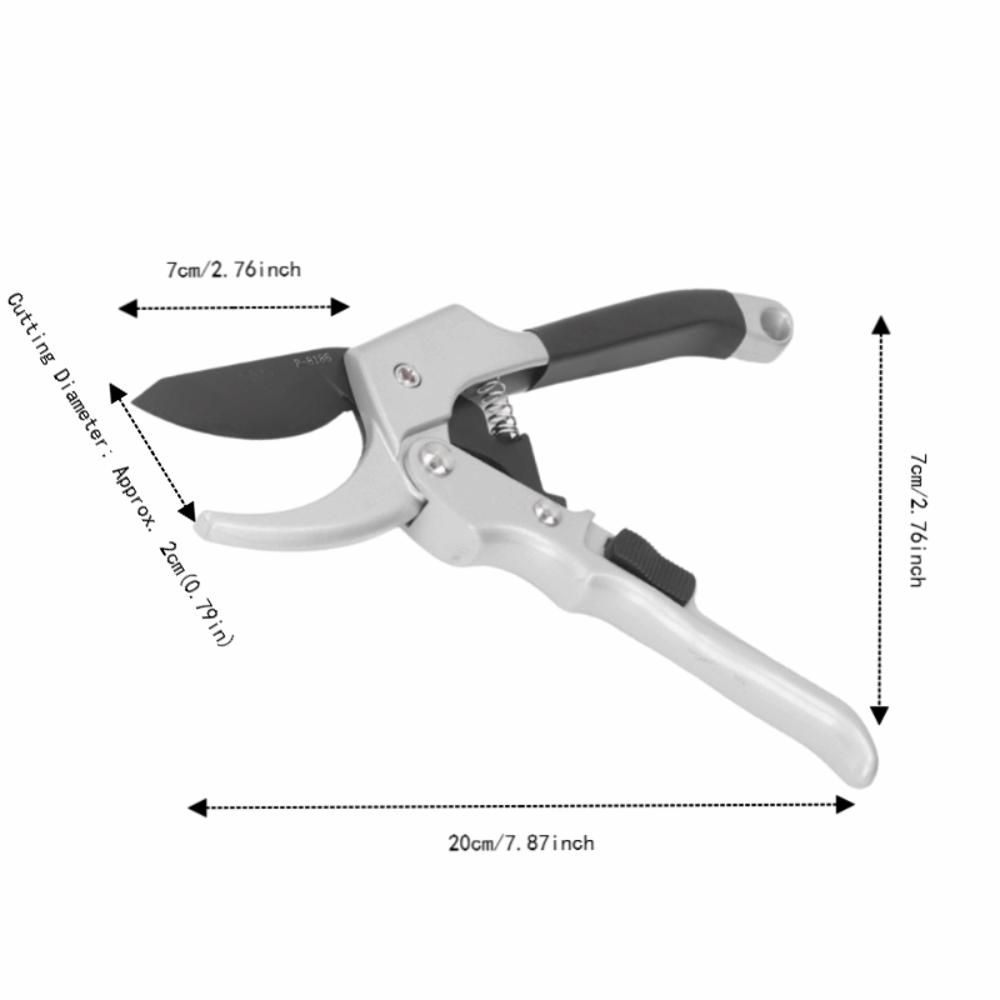Silver Plant Trimming Tool Hand Operated Garden Pruning Tool Durable Pruning Shears