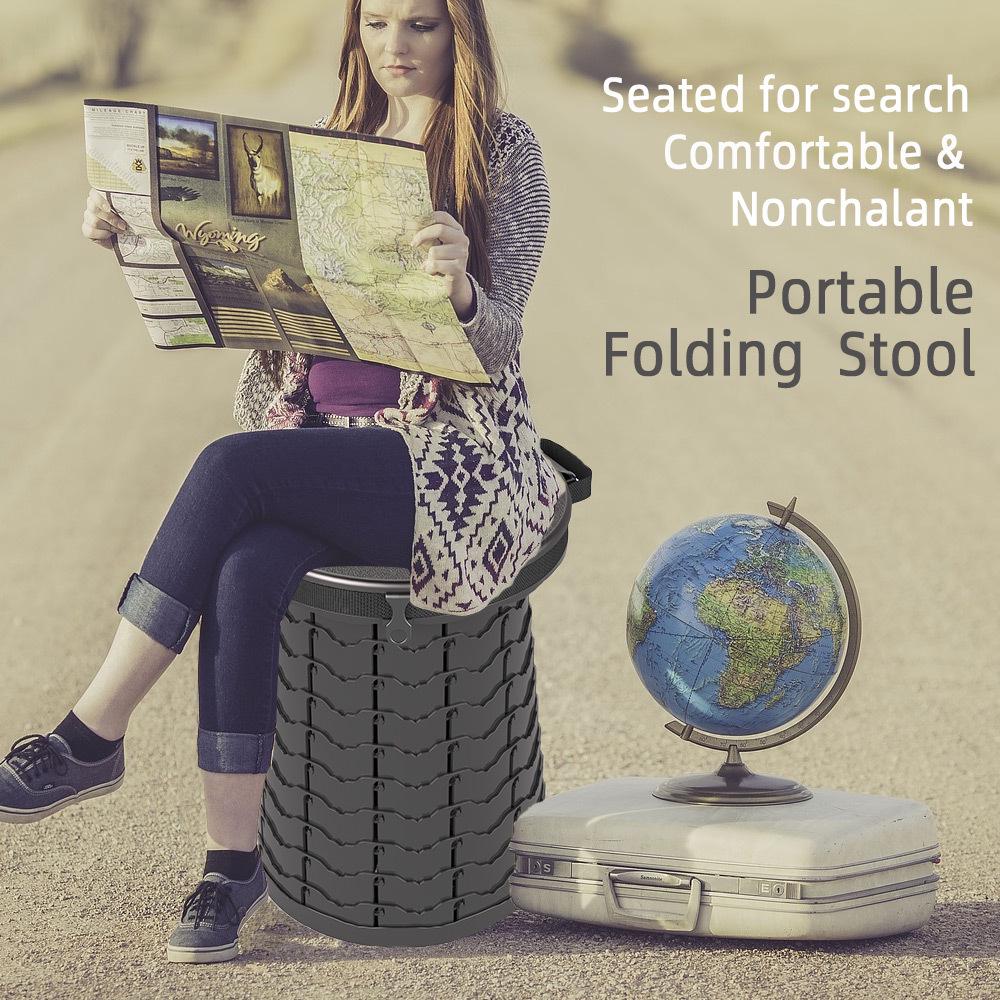 Portable Folding Emergency Toilet Commode for Car