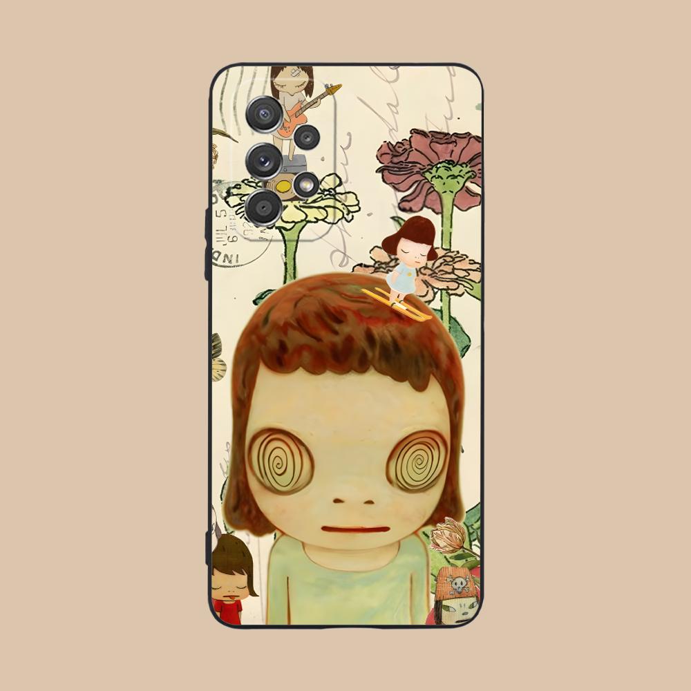 

Anime Yoshitomo Nara Phone Case for Samsung Galaxy M55 54 42 35 34 33 32 23 22 15 14 13 12 F55 5G Colorful Cover Pretty Cover Galaxy F04