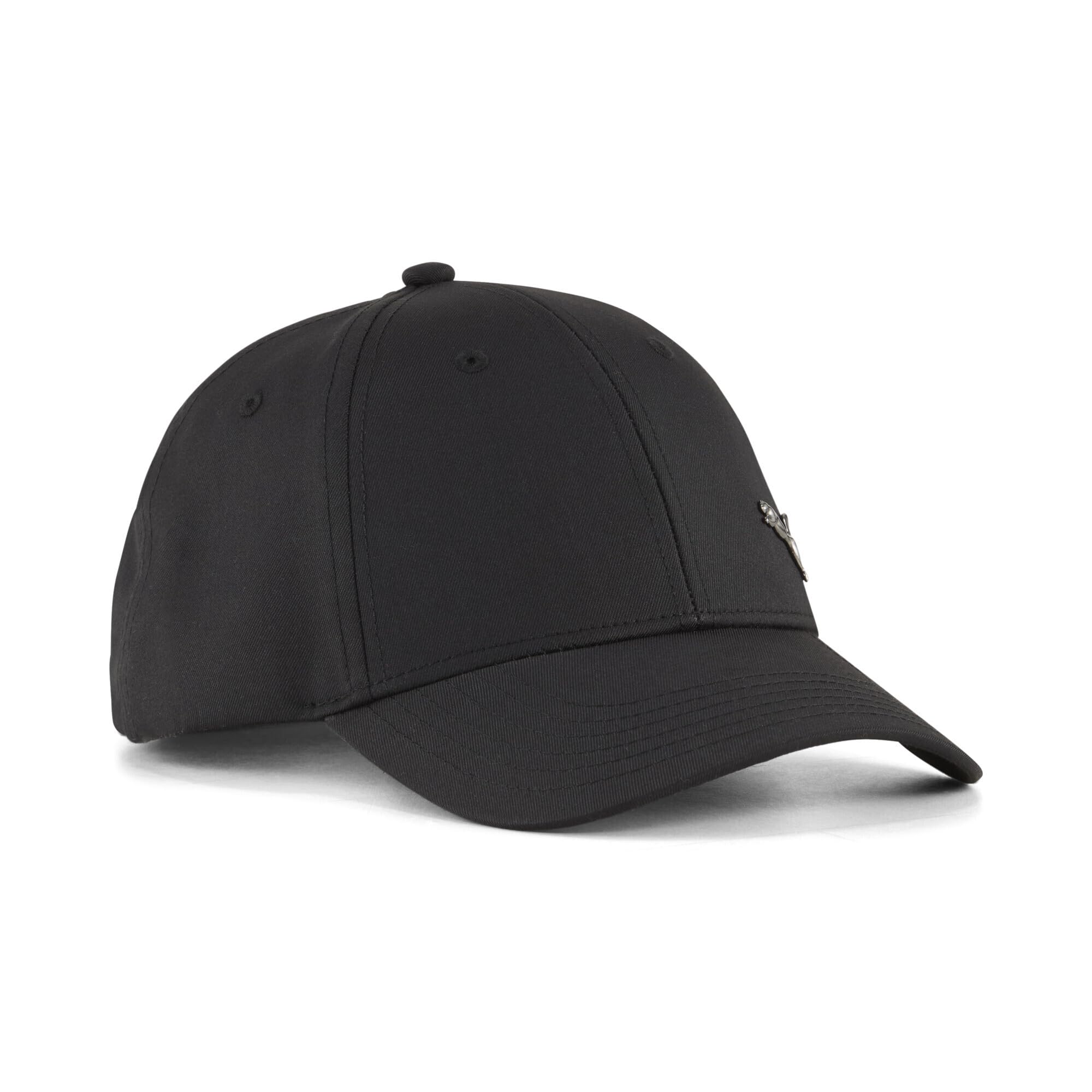 Junior Baseball ESS Metal Cat BB Cap JR Black [Puma] Cap, Polyester, 026854, Kids, (01)