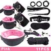 Sexy 11-Piece Set Adult Bound Timing Bondage Handcuffs Sex Toys Slave Female Backyard Tail Anal Plug Sex Toys Accessories