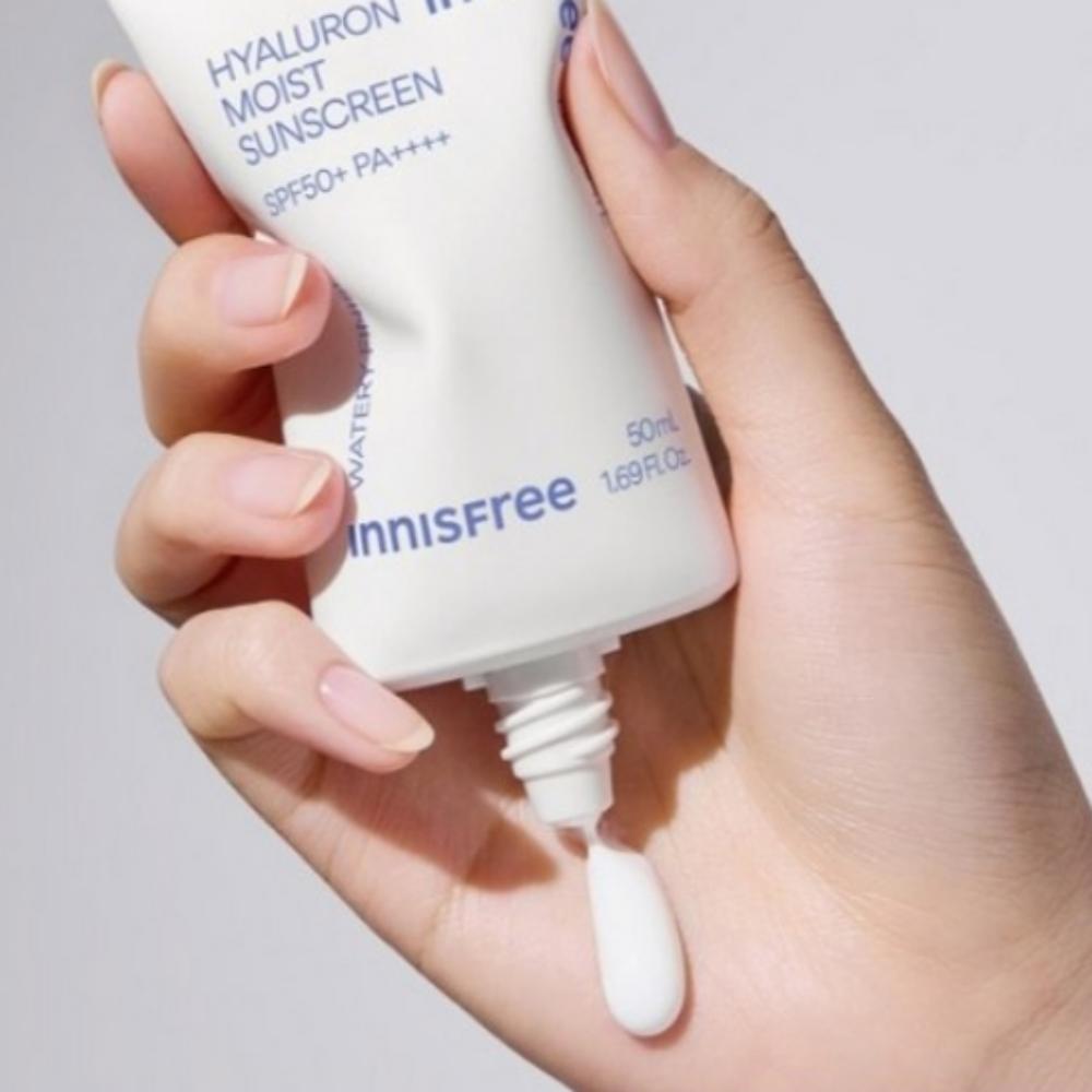 Innisfree Hyaluron Moist Sunscreen SPF50+ PA++++ 50ml × 2 (Twin Pack)