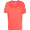Ss23 Letter Print Crew Neck Short Sleeve T-Shirt Regular Fit Women Tops Orange OWAA089S23JER0012901