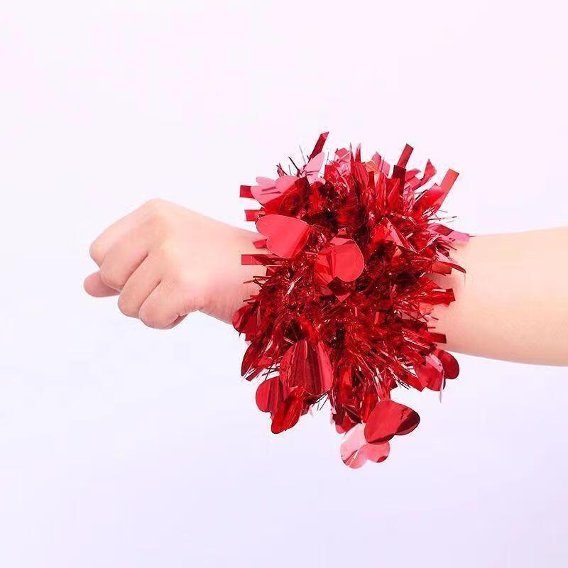Heart-shaped Wrist Flower for Kids Performance - 50 Pcs