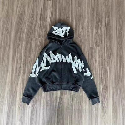 Unisex Oversized Hooded Sweatshirt With Graphic Print Streetwear Loose Fit Casual Pullover