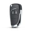 KEYYOU 10pcs Modified Folding Remote Car Key Shell Fob Case For Chevrolet Cruze Epica Lova Camaro Impala For Opel HU100 Logo