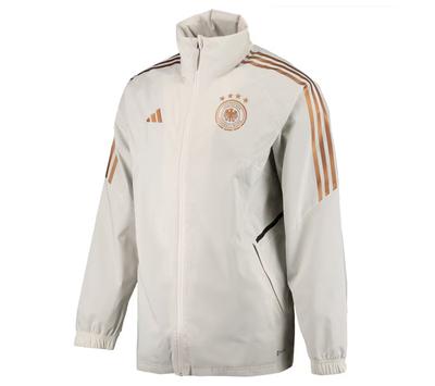Fotbal DFB Germany Bunda do deště - Pánská bunda do deště Béžová HL9338 ORIGINÁL