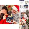 Christmas Deep Blue Santa Gift List Money Box With Cardboard Material For Holiday Party Decor