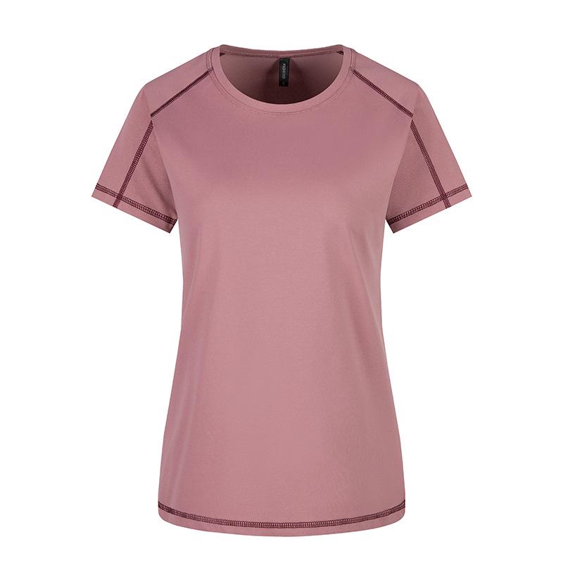 Women's Quick-Dry Breathable Running T-Shirt - Customizable Logo, Half Sleeve Summer Sports Top