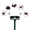 Ultraschall-Solar-Schädlingsvertreiber, Tierschädlings-Mausvertreiber, Sensor, Garten, Vogel-, Katzen- und Hundeabwehr, hält Tiere fern