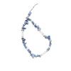 European and American colorful gravel pearl color matching mobile phone chain female, fashionable personalized DIY mobile phone case pendant