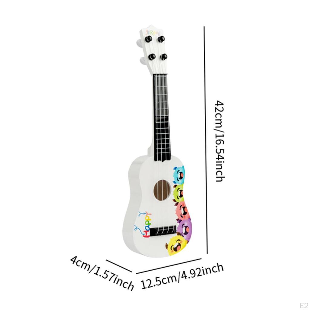 Çocuk Ukulele 4 Telli Gitar Gelişimsel Ayarlanabilir Müzik Aleti Küçük için