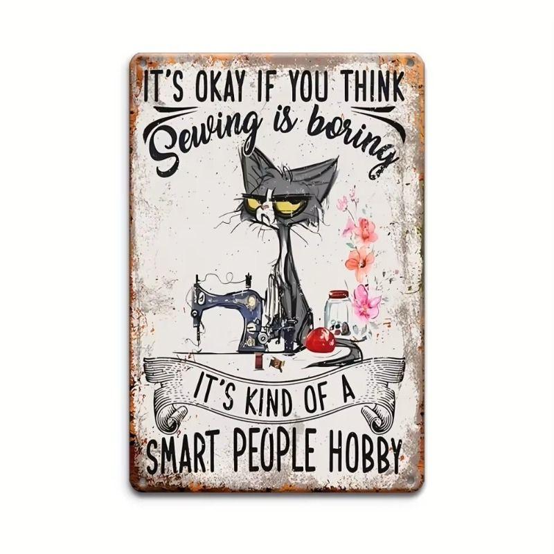 

Retro Metal Tin Sign Poster, Wall Art Plaque Decor