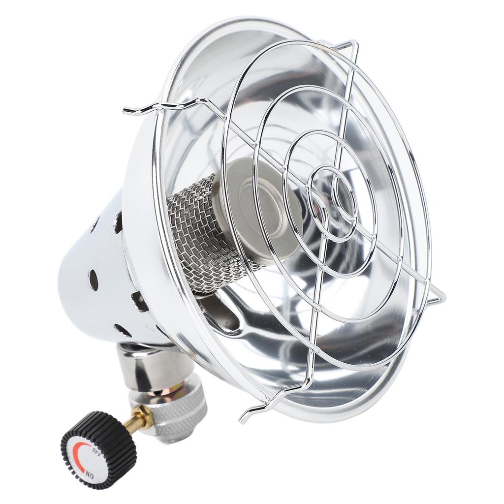 Portable Gas Heater Rapid Warming Adjustable Firepower Mini Gas Tank Heater for Camping Barbecue