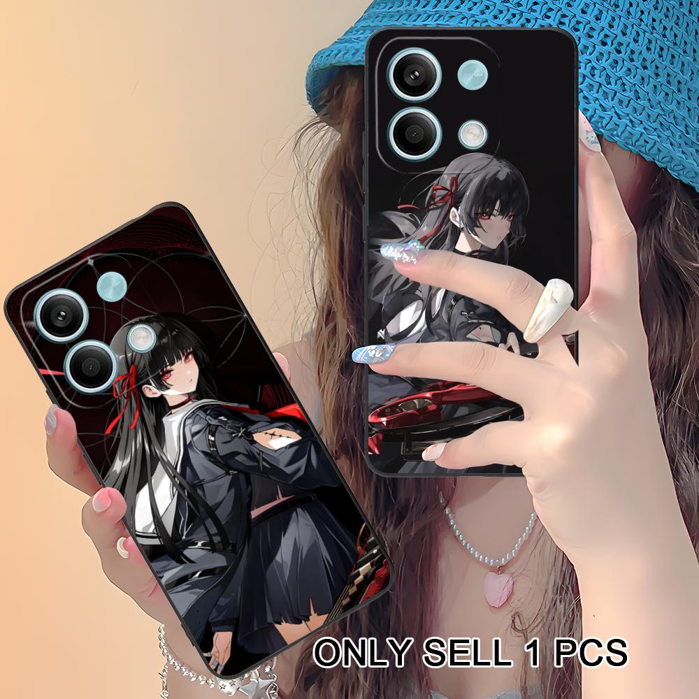Wuthering Waves Chisa Handyhülle für Xiaomi Redmi Note 14 13 12 11 S Pro Plus 4G 5G Weiche TPU Stoßfeste Hülle