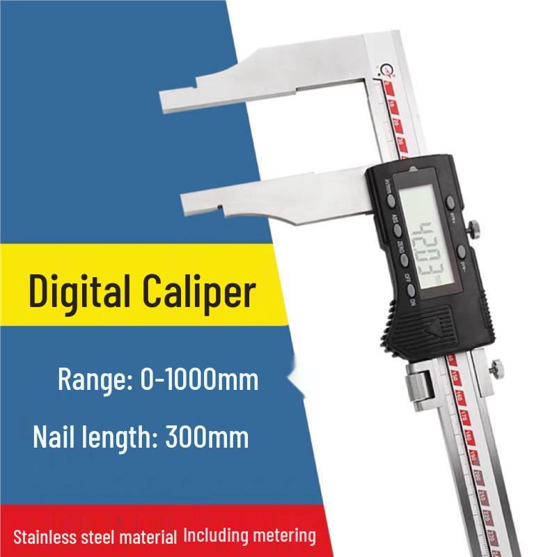 Sanlu High Precision Long Jaw Digital Caliper 0-500/600/1000mm