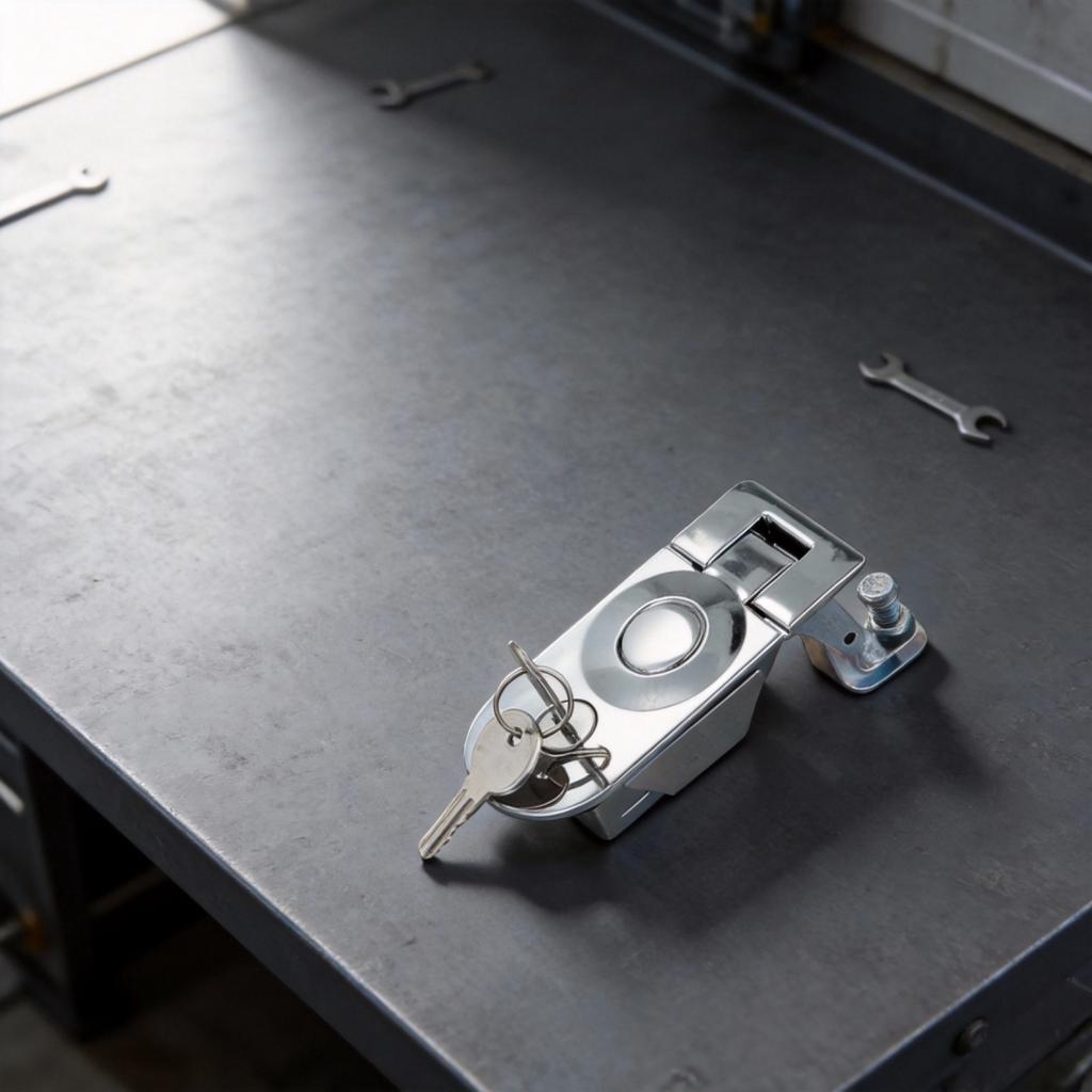 Compression Lock Tool Box Latch Trailer Lock Flush Mount Design