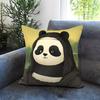 Creative Panda Painting Cushion Cover Comfortable Reversible Pillow Cover Ideal for Car Sofa Bedroom  Beyond