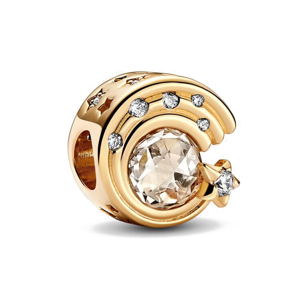 New Copper Golden Angel Star Pendants Charms Bead Diy Fit Original Pendant Charms Bracelet Necklace Women Jewelry