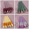 13Pcs/Set Tools Eyeshadow Powder Brush Furry Cosmetic Brush Set Professional Makeup Brushes  Women