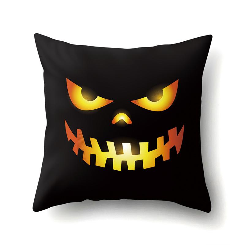 Halloween Pillowcase Car Waist Pillow Pumpkin Sofa Cushion Cover Office Home Living Room Pillowcase