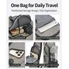 ALPINT MOUNTAIN Crossbody Bag, Chest Pack, Shoulder Bag, Portable Cycling Backpack, Casual Commuter Bag, Gray