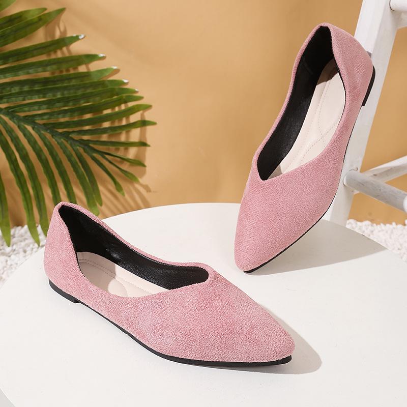 Pickerr Puntige Flats - Dames Europese & Amerikaanse Mode Instapschoenen, Plus Size Casual 38