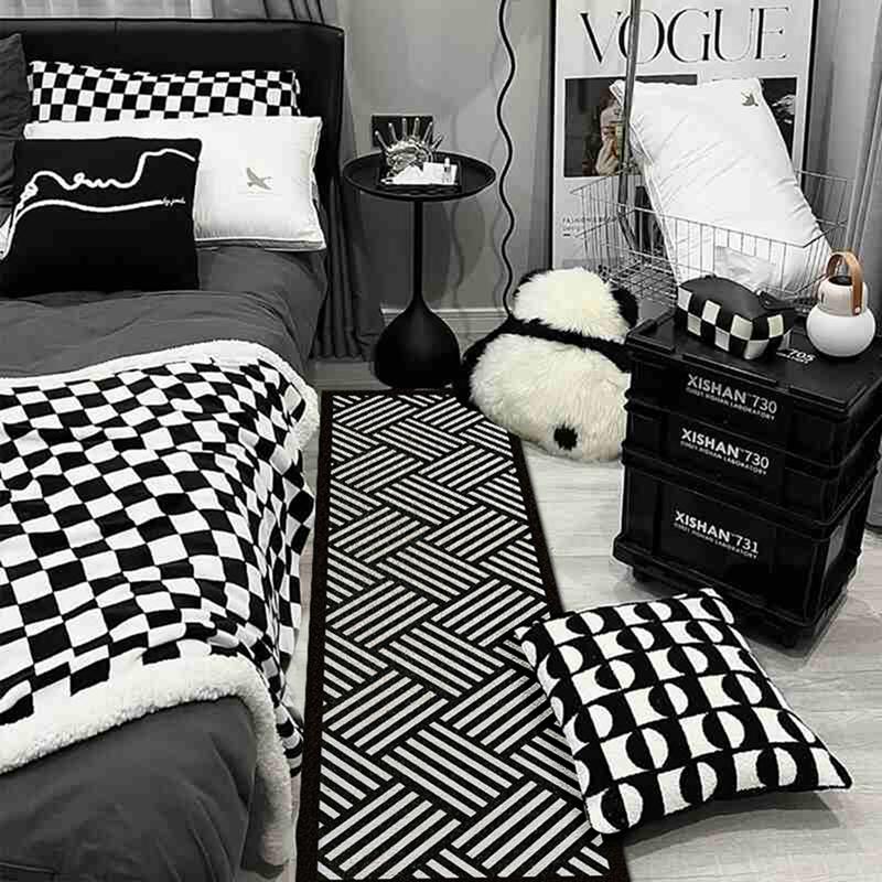 Faux Cashmere Mats for Floor Longer Rugs for Bedroom Wider Carpets for Living Room Thicker Area Rug Soft Tapetes Room Decor