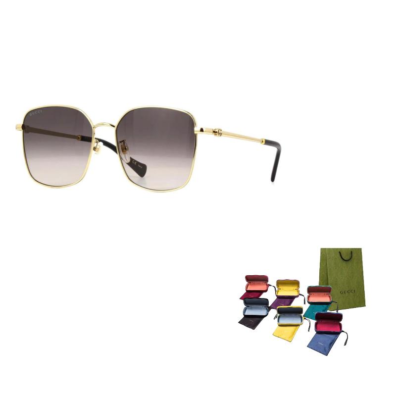 

GUCCI Metal Asian Square Sunglasses Alloy Square Unisex 58