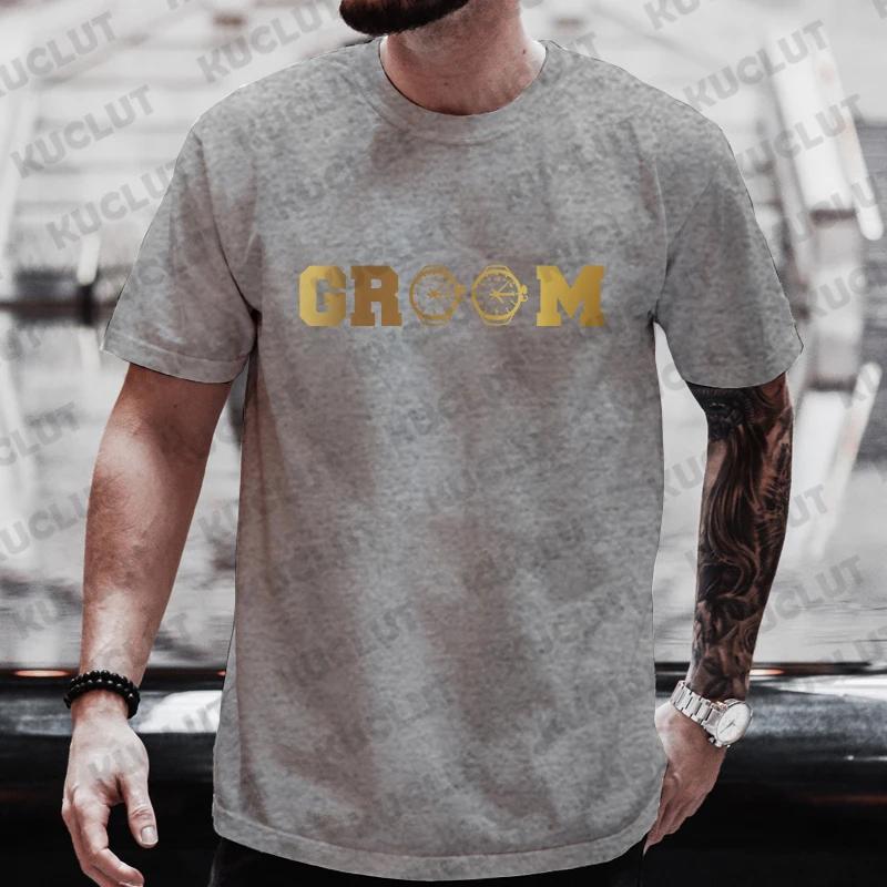 Groom Squad Best Man T Shirt EVG Team Future Groom Tees Single Farewell Bachelor Stag Party Tshirt Engaged Wedding Graphic Tops