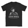 Erinnern Sie sich an Chuck Norris T-Shirts Für Unisex Unisex Baumwolle Lässig T-Shirt Rundhals T-Shirt Kurzarm Kleidung Sommer