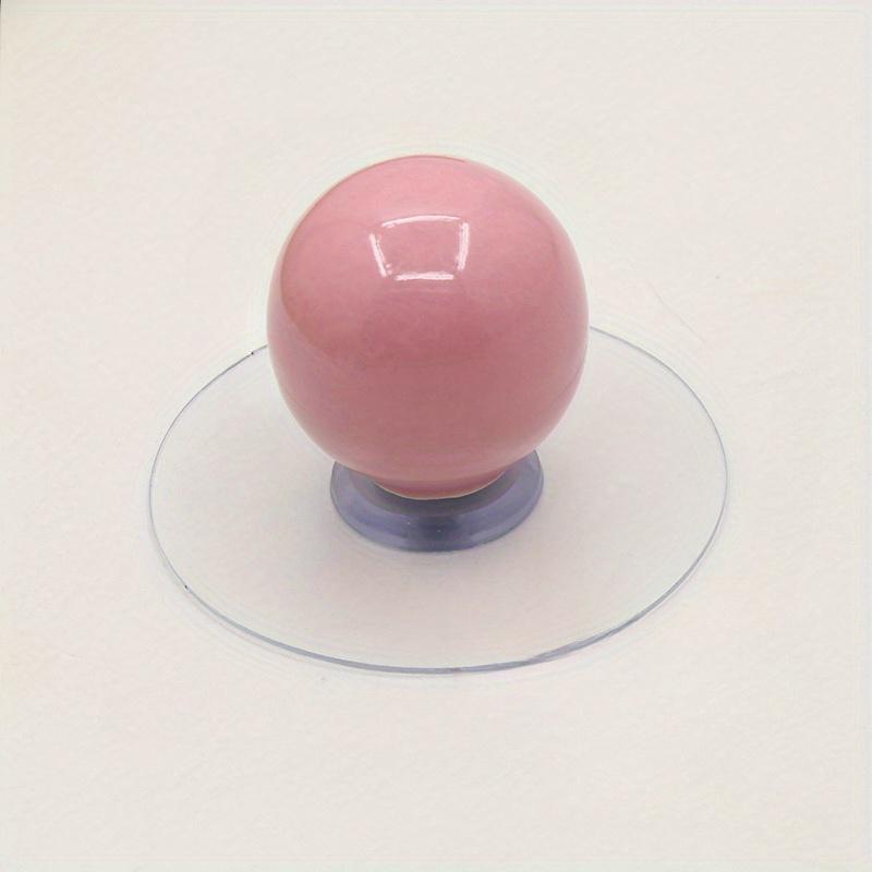 1PC Ceramic Handle Simple Colorful Single Hole No Punch Handle - for Wardrobe Drawer Cabinet Handle Bottle Cap Carry Handle