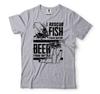 Fischerhemd Lustiges Trinken Angeln T-Shirt Trinken Bier Shirt Vatertag Shirt