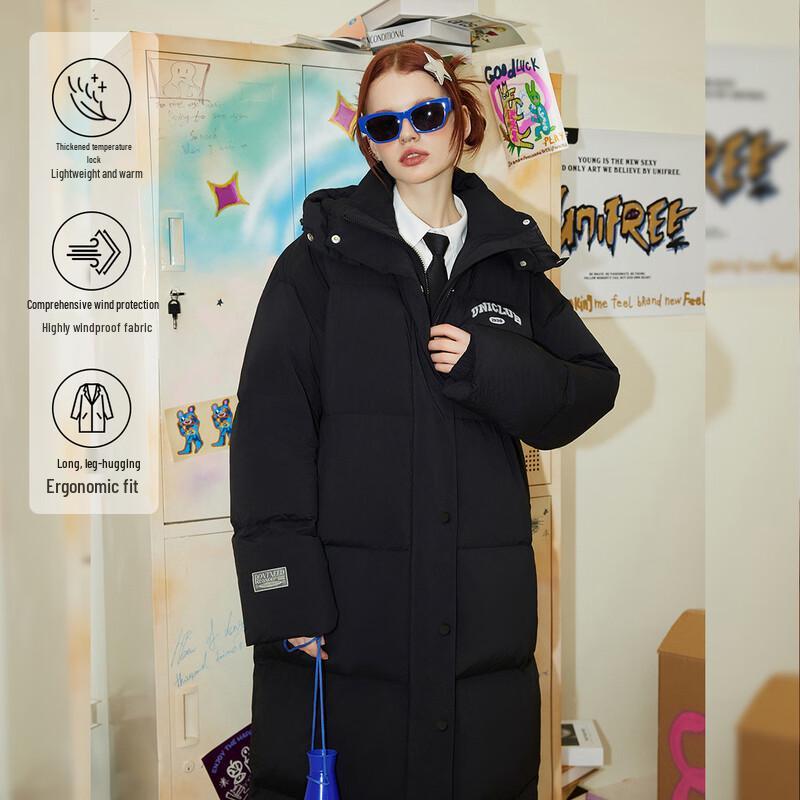 unifree Unisex Extreme Warm Over-the-Knee Down Parka