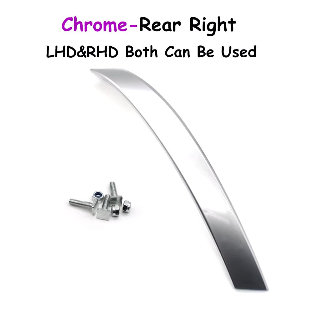 E60 E61 1PCS/2PCS Car Interior Front Rear Door Left Right Door Handle Trim Cover Replacement For BMW 5 Series M5 2004-2006